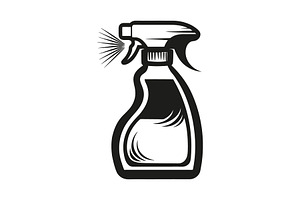 Spray bottle illustration, an Object Graphic by Billah Hub