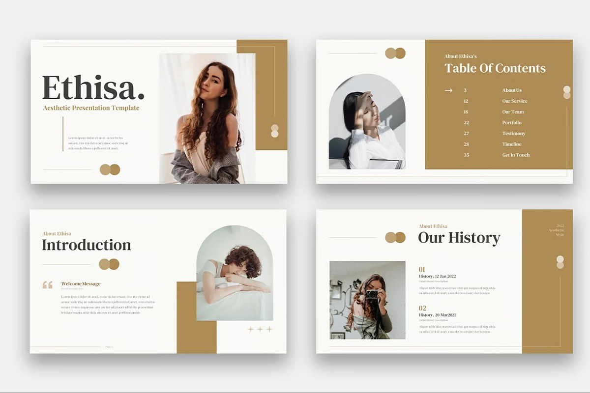 Ethisa - Aesthetic Google Slides, a Presentation Template by Fit-tee (Photo 2 of 6)