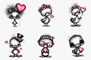 Cute baby duck valentine clip-art, an Illustration by CreationArt (Thumbnail 5 of 5)