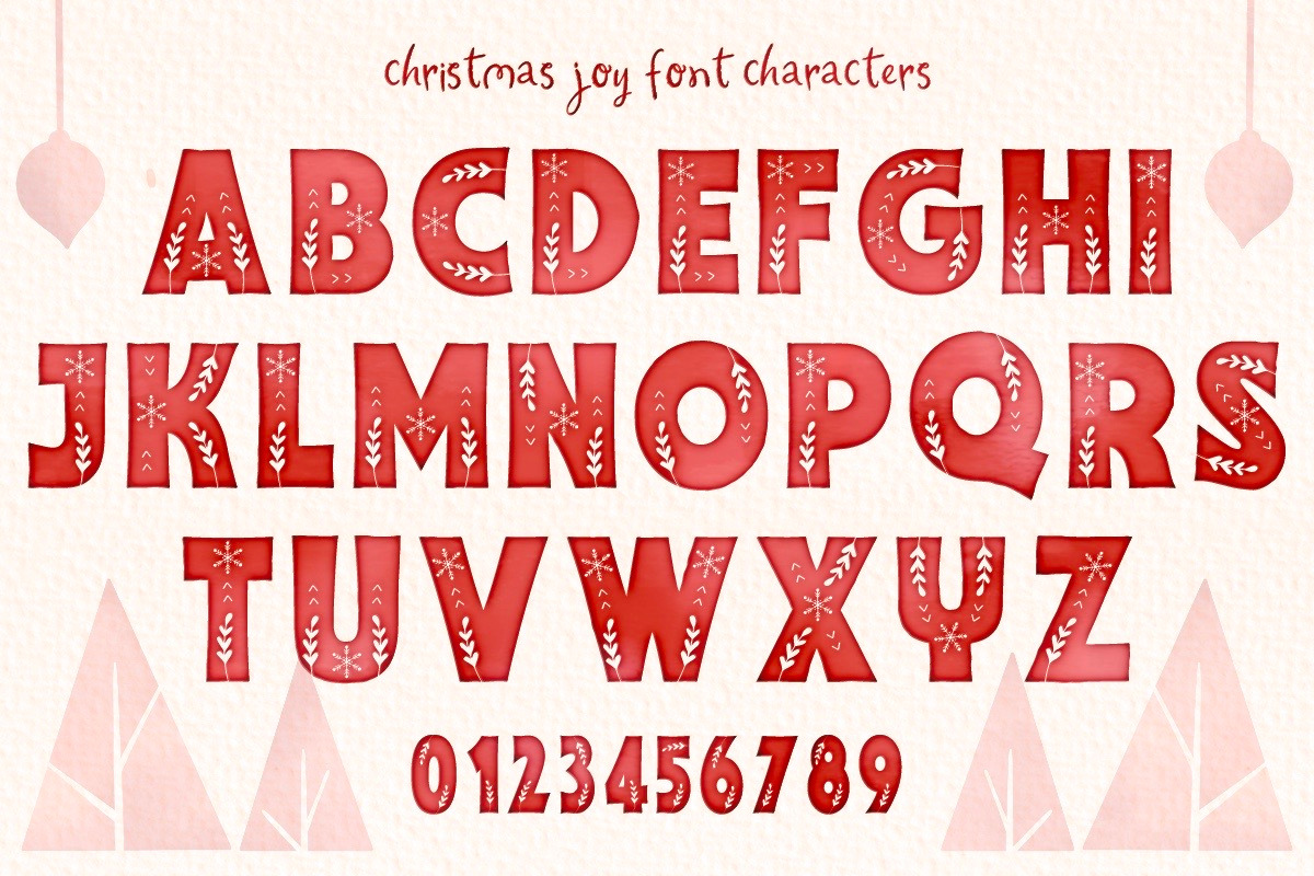 Christmas Joy font pack!, a Font by Andrea De Oliveira (Photo 2 of 4)