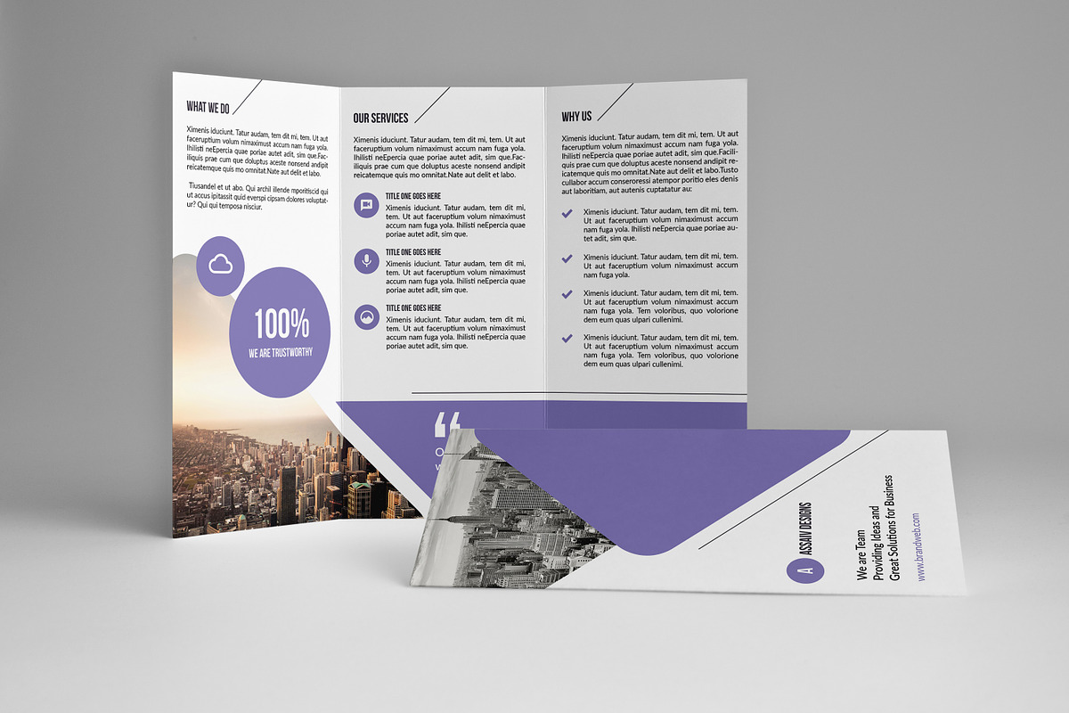 Trifold Brochure Template, a Brochure Template by assaiv (Photo 1 of 9)