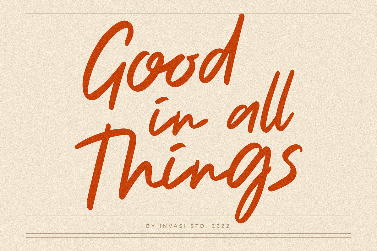 Natureal Script - Elegant Font, a Script Font by Invasi Studio (Photo 2 of 10)