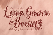 WynsteraQalis Decorative Floral font, a Script Font by HypeWorksCo (Thumbnail 10 of 24)