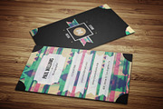 Retro/Vintage Style Business Card V3, a Business Card Template by PSD Storm (Thumbnail 6 of 8)