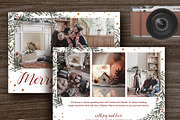 Holiday Greeting Card Template HC005, a Card Template by Bellenity Design (Thumbnail 2 of 2)