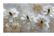Hihe Co. White Floral Art, a Texture Illustration by milatovar (Thumbnail 16 of 20)