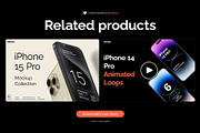 iPhone 15 PRO Video Mockup Bundle, an iPhone Mockup by Mocku (Thumbnail 11 of 12)