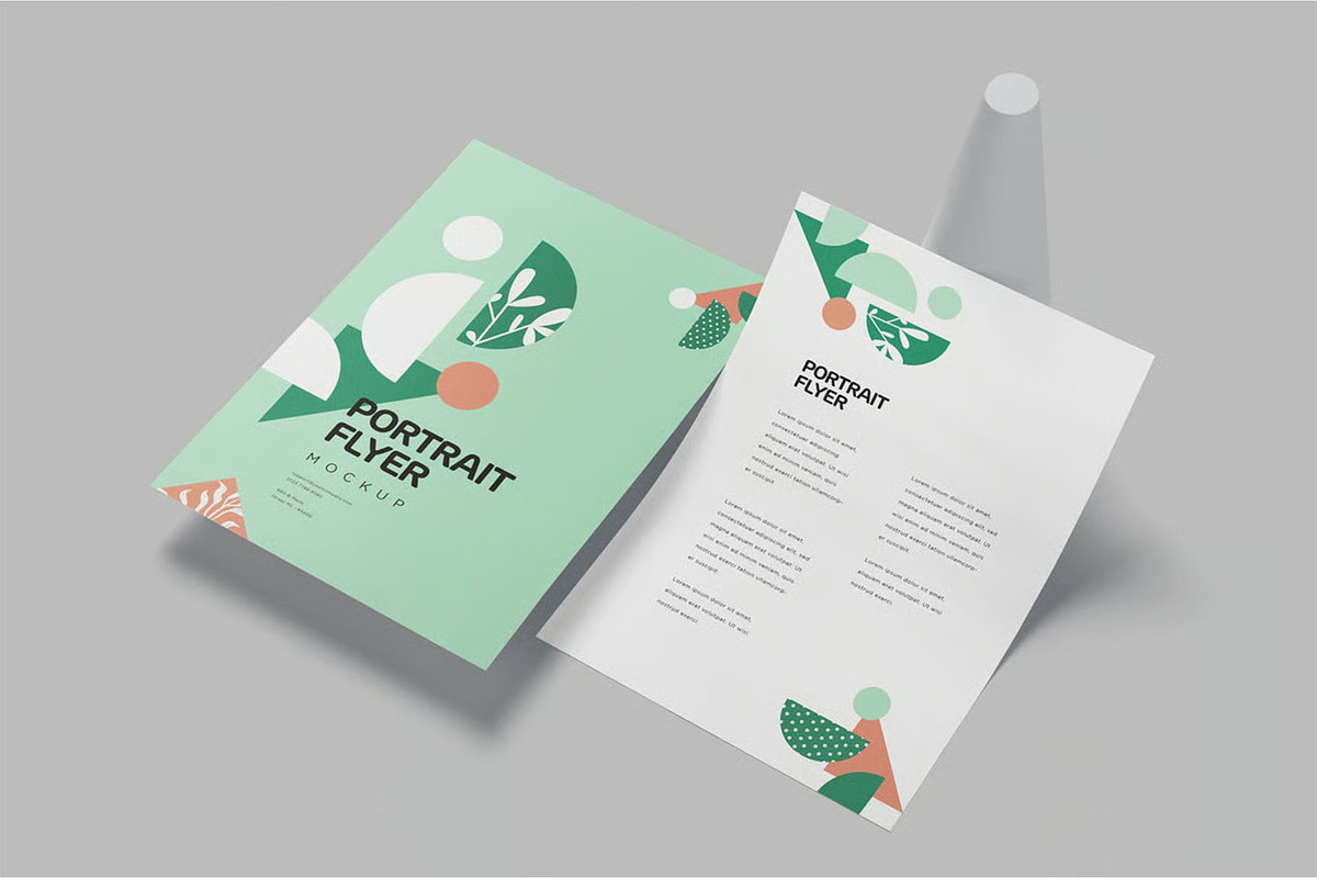 A4-A5-A6 Portrait Flyer Mockup, an Advertising Mockup by megostudi0 (Photo 2 of 7)