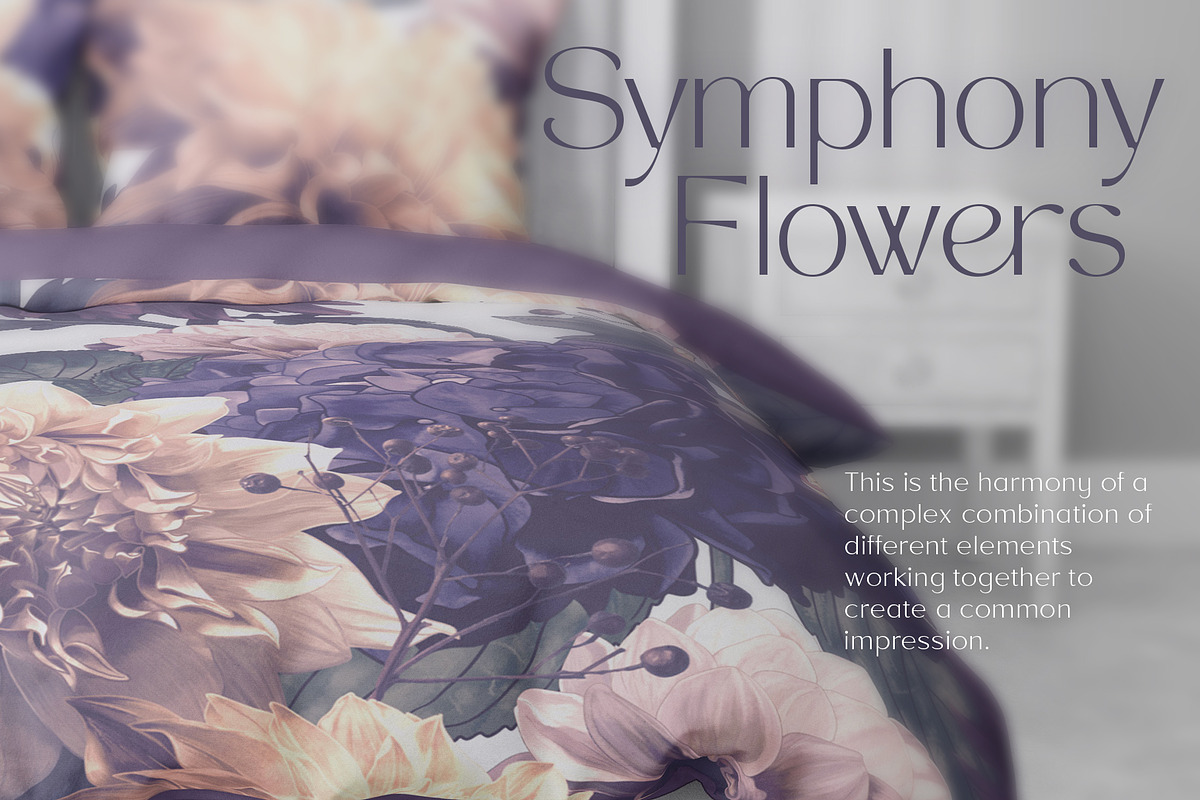 Seamless Patterns Symphony of Flower, a Pattern Graphic by Yana Dobrik (Photo 8 of 13)