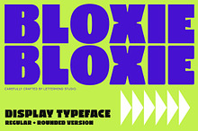 Bloxie Bold Display Font