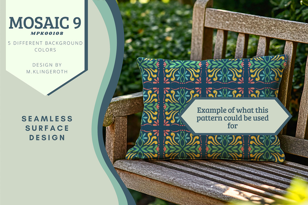Mosaic 9, MPK00108, a Pattern Graphic by MissPerfectKaos (Photo 7 of 11)