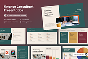 Finance Consultant PowerPoint, a Presentation Template by SLAB! Design (Thumbnail 1 of 6)