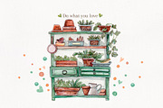 My lovely little Garden +4 patterns, an Illustration by Kristina Crocus (Thumbnail 4 of 8)