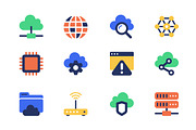 Flat Web Icons Pack, a Duotone Icon by alexdndz (Thumbnail 17 of 29)