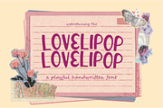 Lovelipop - Playful Font, a Handwritten Font by Berdansabersama (Thumbnail 1 of 10)