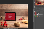 Christmas picture frame mockup, a Product Mockup by RSplaneta (Thumbnail 2 of 2)
