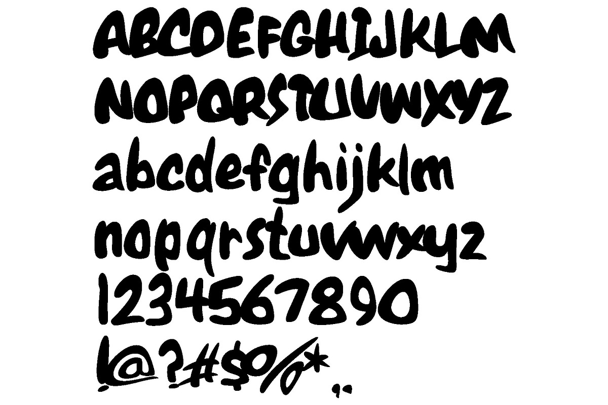 Dance - display font, a Sans Serif Font by nicollr's store (Photo 4 of 4)
