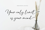 Constaller Chic Calligraphy Script, a Script Font by Namara Creative Studio (Thumbnail 7 of 12)