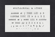 Corpus Typewriter Font, a Serif Font by Brent Galloway (Thumbnail 10 of 10)