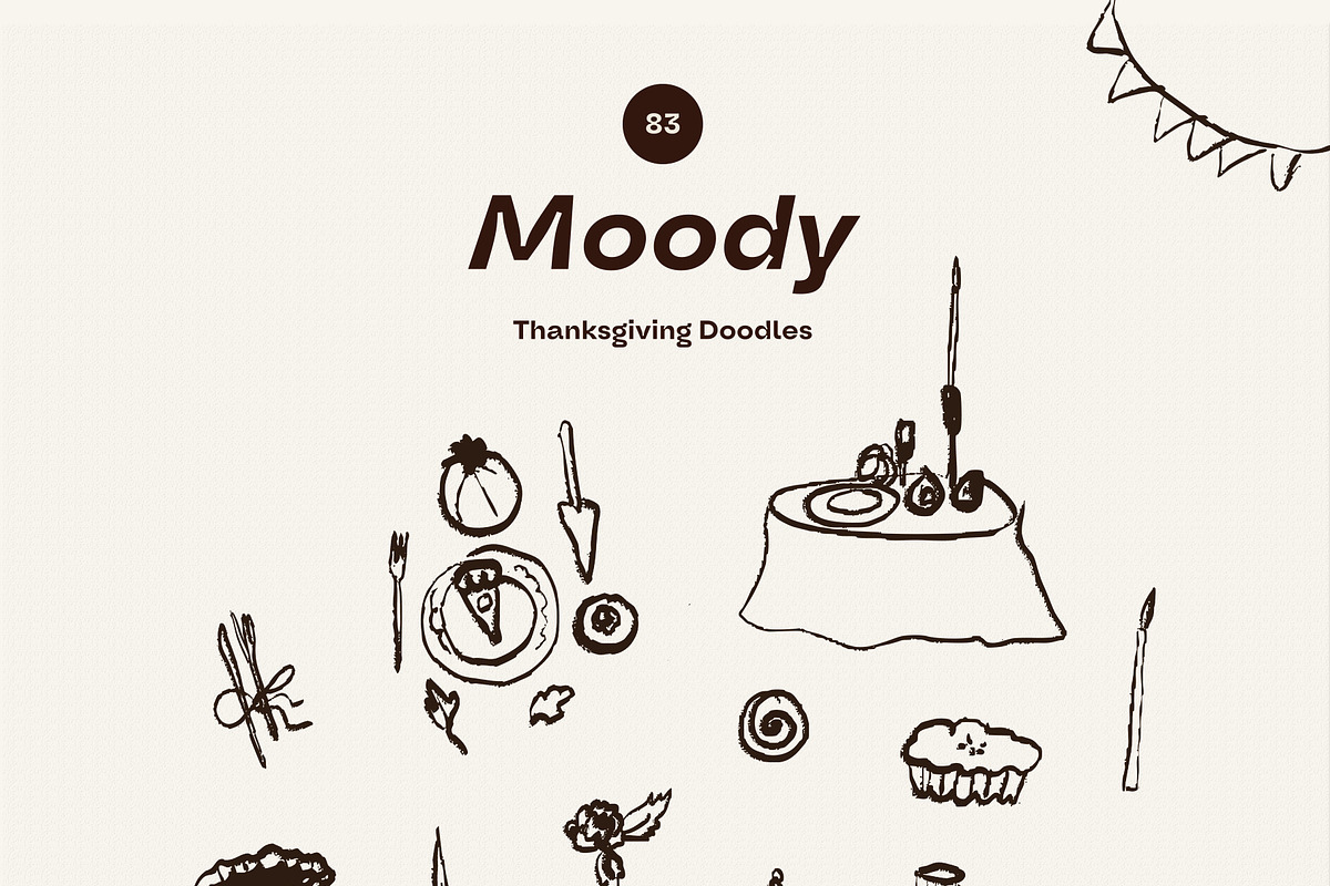 Moody Fall Watercolor & Doodles, an Object Graphic by divanovskaya_nv (Photo 12 of 19)
