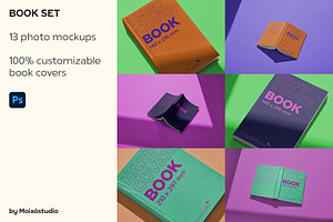 Book Mockup Set