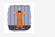 Police station or jail with people, a Person Illustration by Good Studio (Thumbnail 3 of 3)