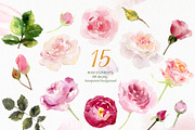 Gold & watercolor collection, a Texture Illustration by Elegantia (Thumbnail 3 of 13)