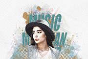 Artistic Portrait Typography Art, an Action Add-On by MRI STUDIO (Thumbnail 7 of 16)