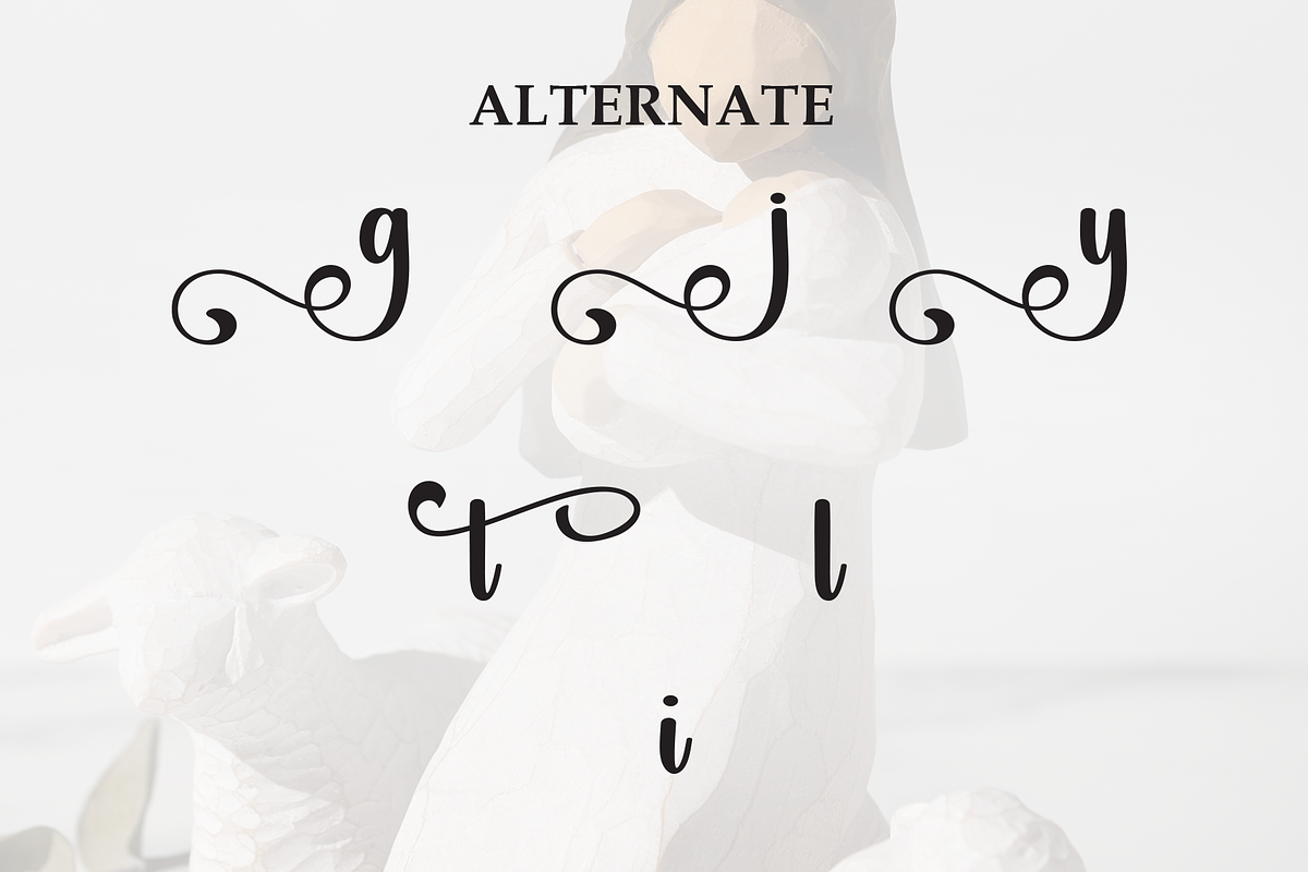 Nativity | Script Font, a Handwritten Font by Scratchones (Photo 8 of 9)