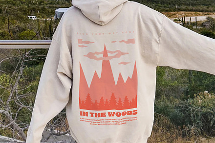 IN THE WOODS - print design
