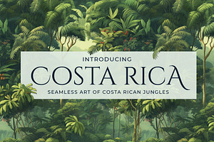 Costa Rica - Seamless Jungle Pattern, a Pattern Graphic by Pixel Perfect Patterns