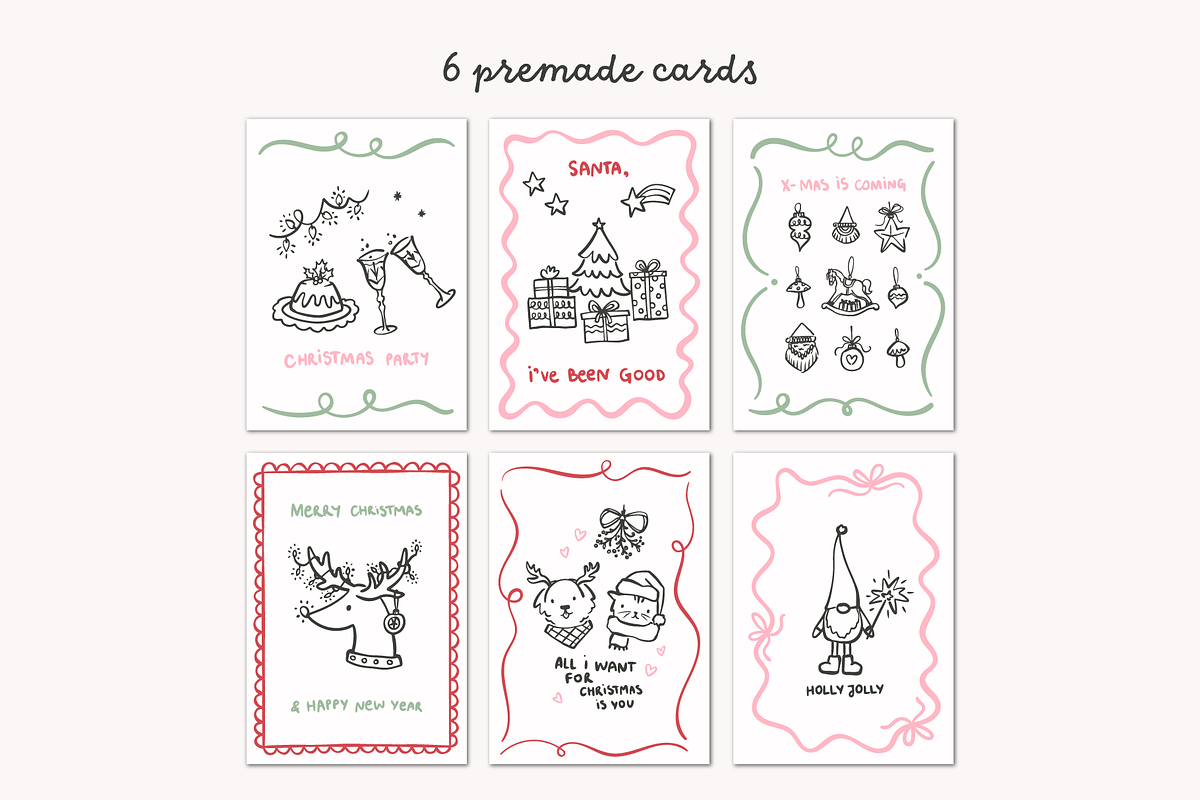 Whimsical Winter Christmas Graphics, a Seasonal Illustration by Ola_Mazur (Photo 4 of 6)