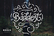 Sortdecai Cursive Script and Bonus, a Script Font by Swistblnk Std. (Thumbnail 3 of 5)
