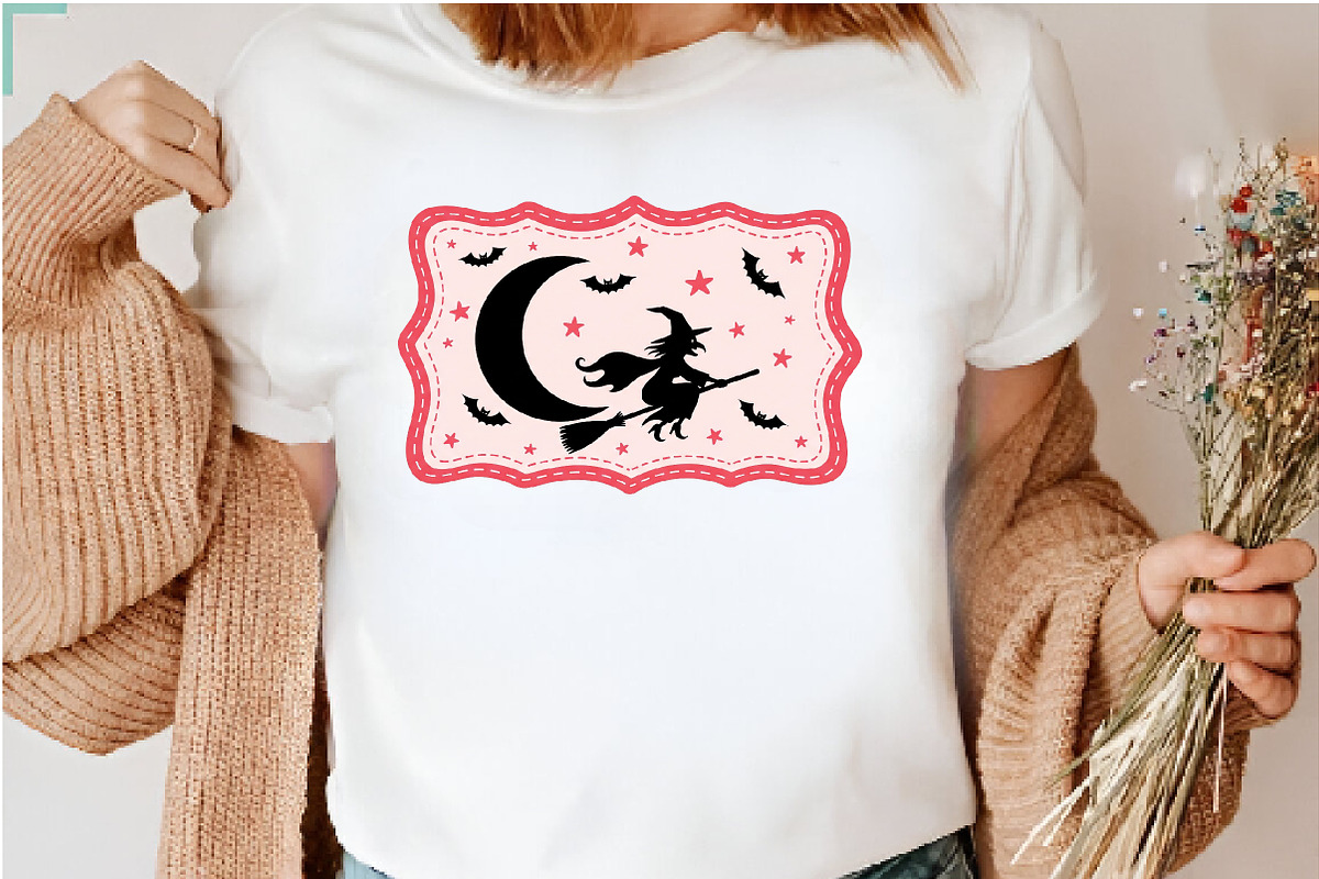 Halloween Witch Hand-Drawn Frame Png, an Illustration by Dream Creation (Photo 5 of 5)