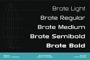 Brate, a Sans Serif Font by Eotype Studio (Thumbnail 6 of 12)