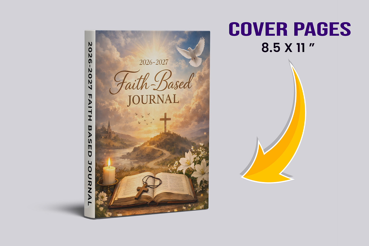 26–2027 Faith-Based Journal Planner, a Stationery Template by Designmela01 (Photo 6 of 10)