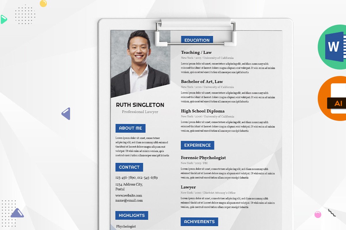 Resume bundle offer, a Resume Template by Hervat (Photo 3 of 7)