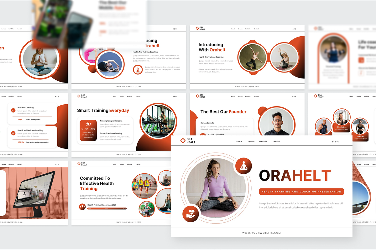 Health Training and Coaching Keynote, a Presentation Template by SquidPixey (Photo 4 of 6)