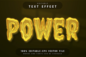 Font Text Effect 3d Editable Vol 24