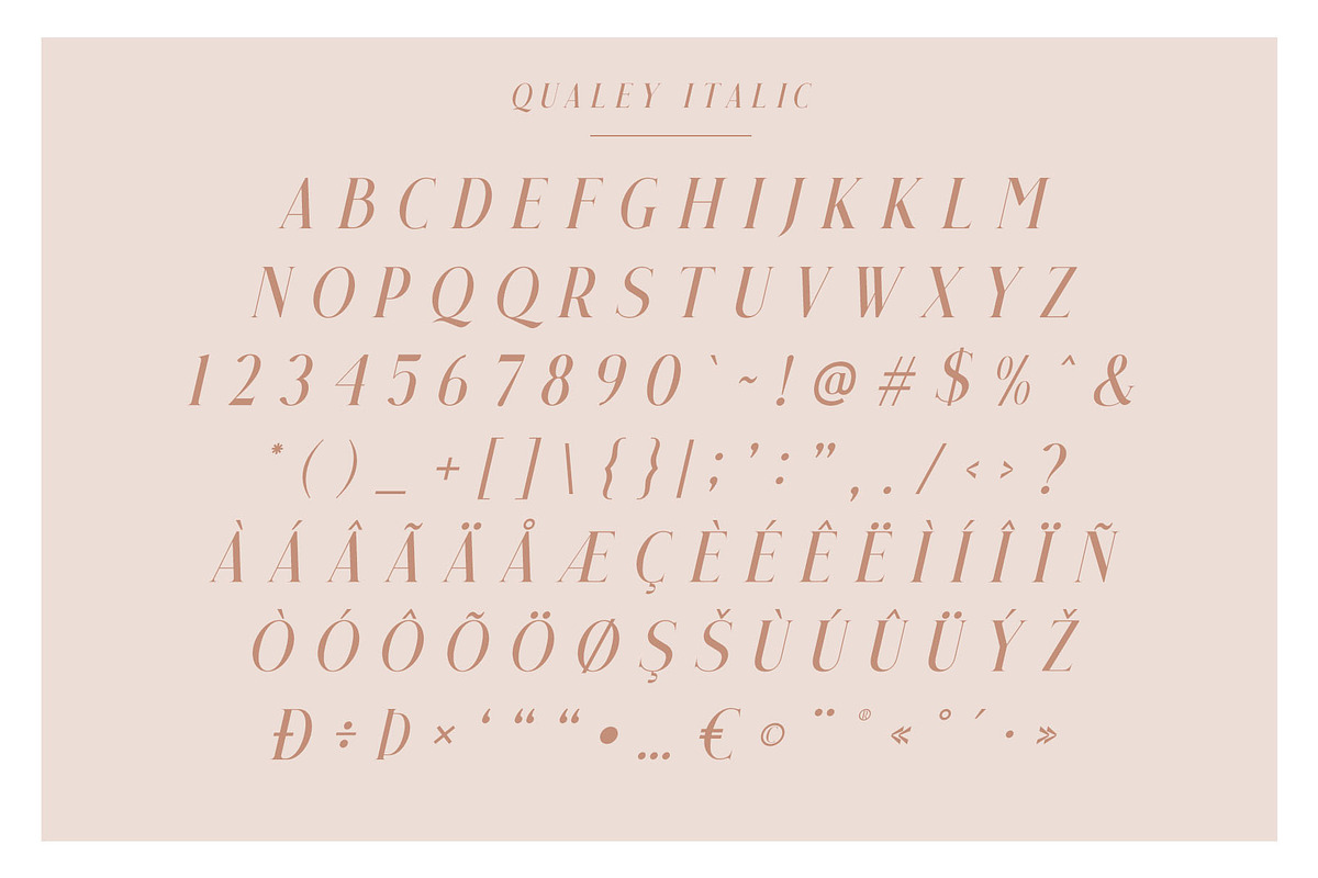 Qualey - Elegant Serif Font, a Serif Font by Craft Supply Co. (Photo 9 of 11)