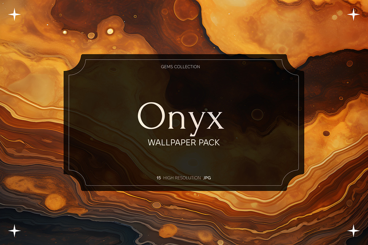 Onyx gemstone wallpaper pack, a Wallpaper Graphic by existacial (Photo 1 of 4)