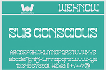 Sub Conscious font
