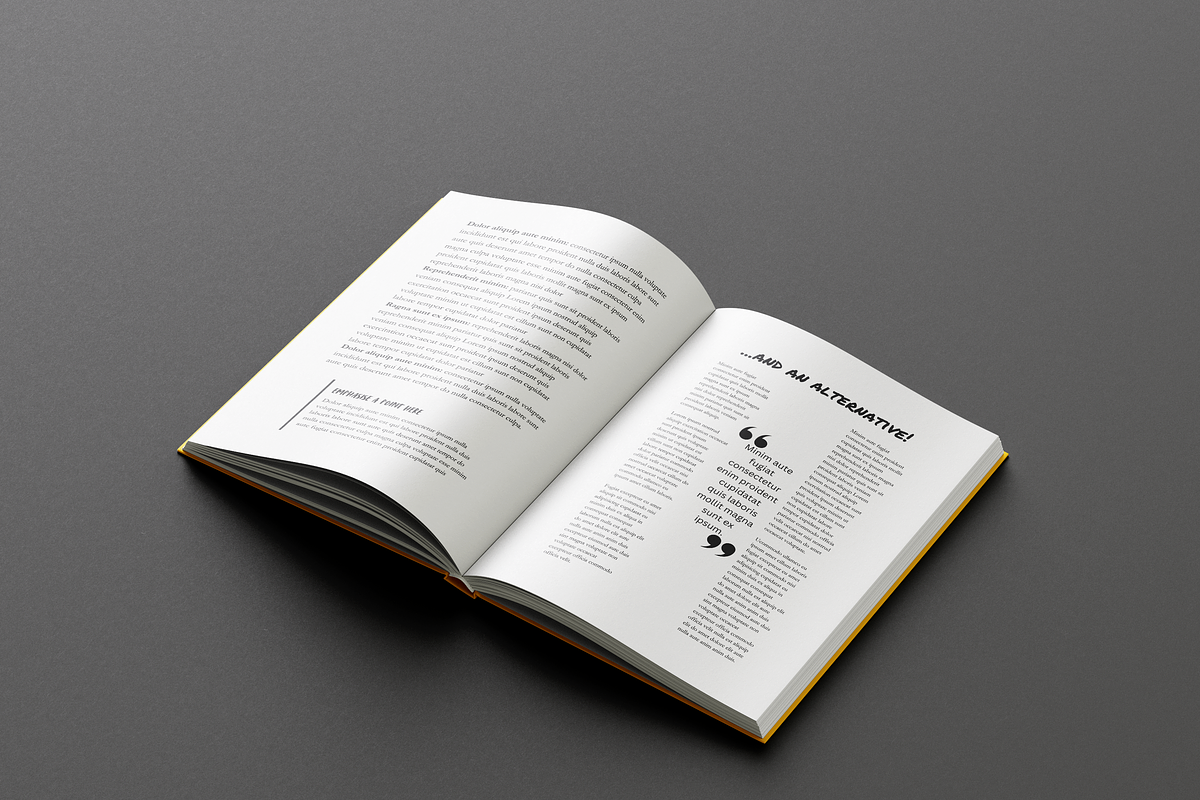 Modern Style Book Template preview 6