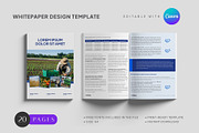 Whitepaper Design Template, a Marketing Template by CubicSpace (Thumbnail 1 of 5)