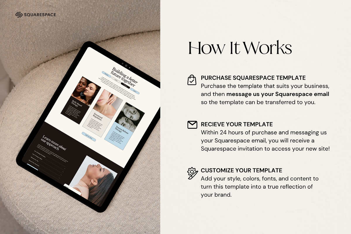Squarespace Website Template Coach, a Squarespace Template by Breah Designs (Photo 7 of 10)