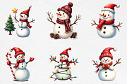 Christmas Cute Snowman Sublimation, an Illustration by CrexoraLab (Thumbnail 2 of 5)