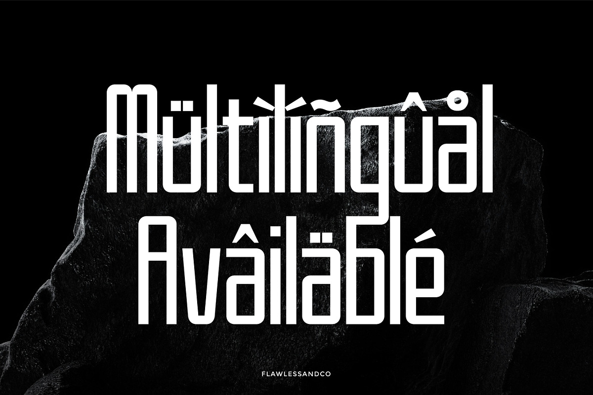 Gavister - Condensed Sans Serif, a Sans Serif Font by Flawless And Co (Photo 10 of 10)