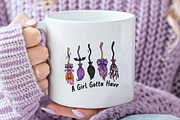 A Girl Gotta Have Options Witch Png, an Illustration by Daily.Designs (Thumbnail 3 of 5)