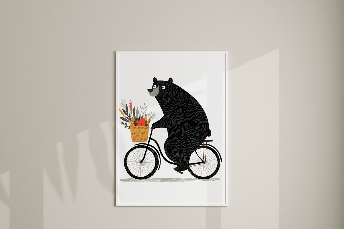 40 Black Bear Clipart, an Animal Illustration by Pati Charm Studio (Photo 8 of 8)