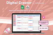 Creator Dashboard Spreadsheet, a Stationery Template by bellaROSEworkshop (Thumbnail 3 of 6)
